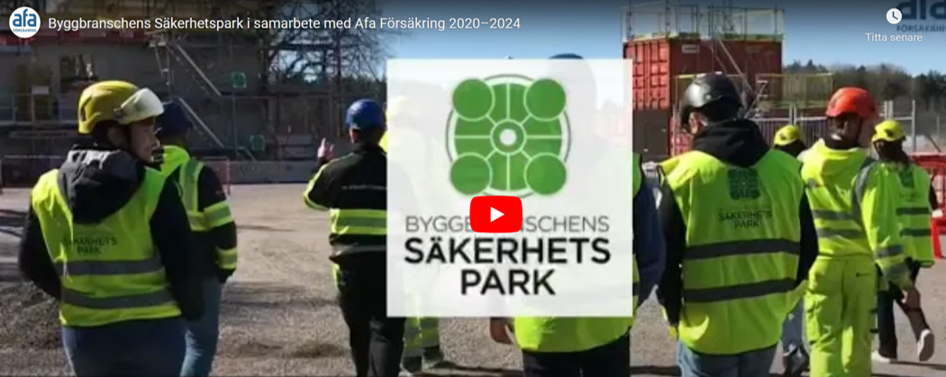 Utbildning i Säkerhetsparken med elever från Sundsvall